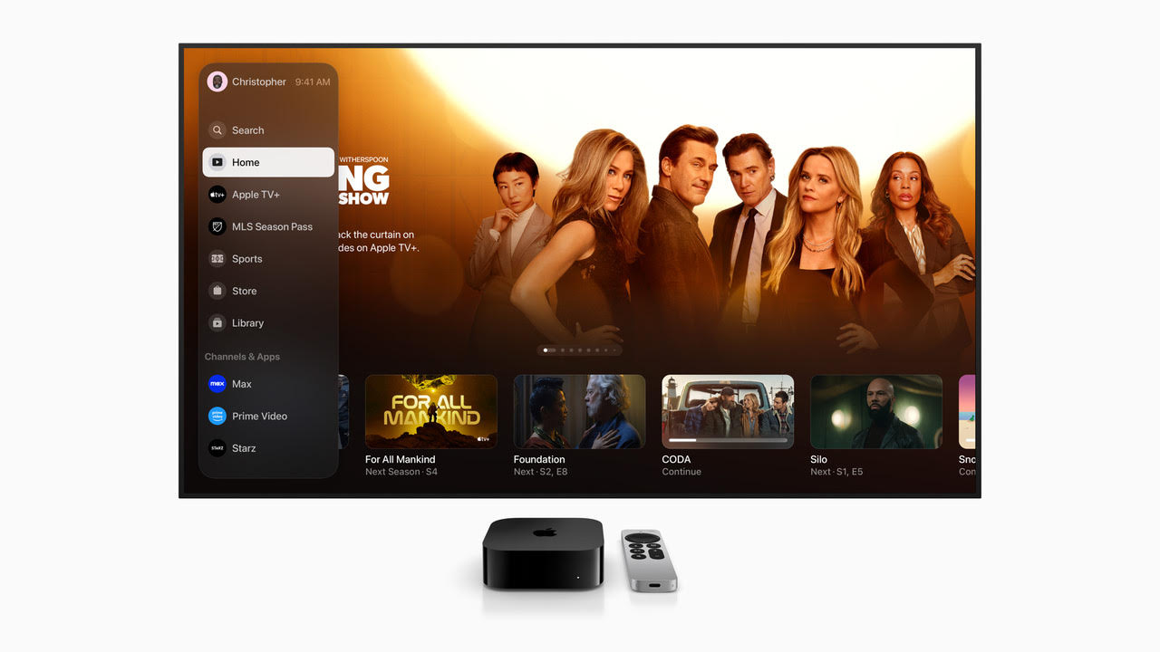 apple home screen tv